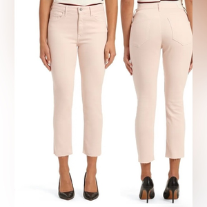 Mavi Viola High Waist Jeans Size‎ 26/27 Raw Hem Ankle Pink Denim